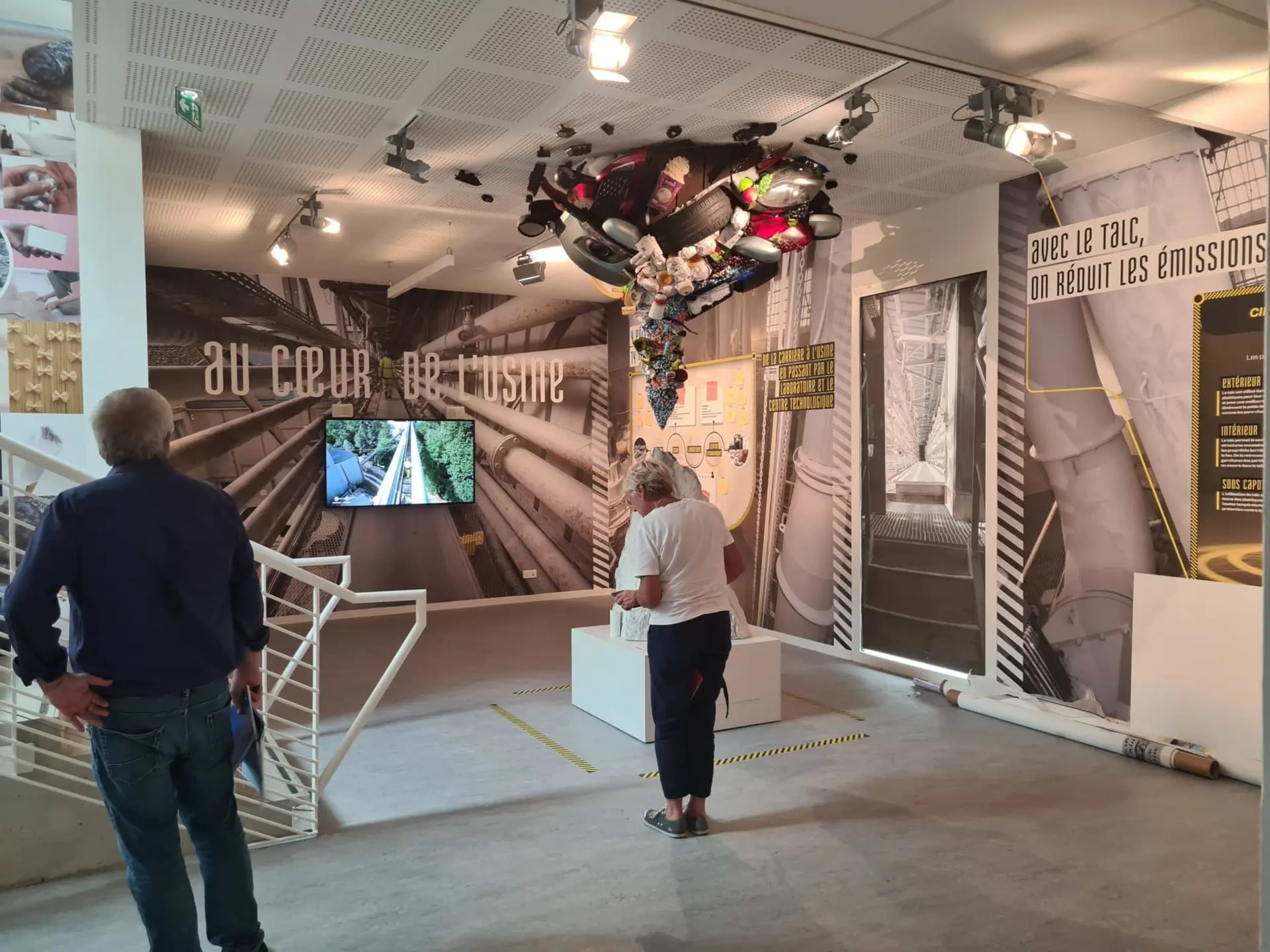 Un nouveaux site muséographique plonge le public dans l’histoire des Talcs de Luzenac en haute Ariège