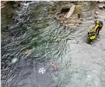 ARIEGE . Le corps sans vie d’un homme de 43 ans retrouvé dans un véhicule tombé dans le Salat