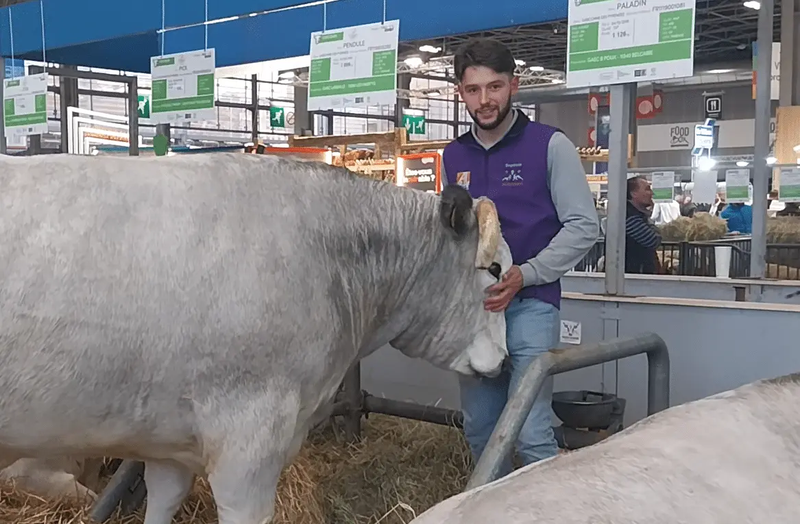 [VIDEO] Salon de l’agriculture : Baptiste Poux et son bœuf Paladin décrochent une 4e place