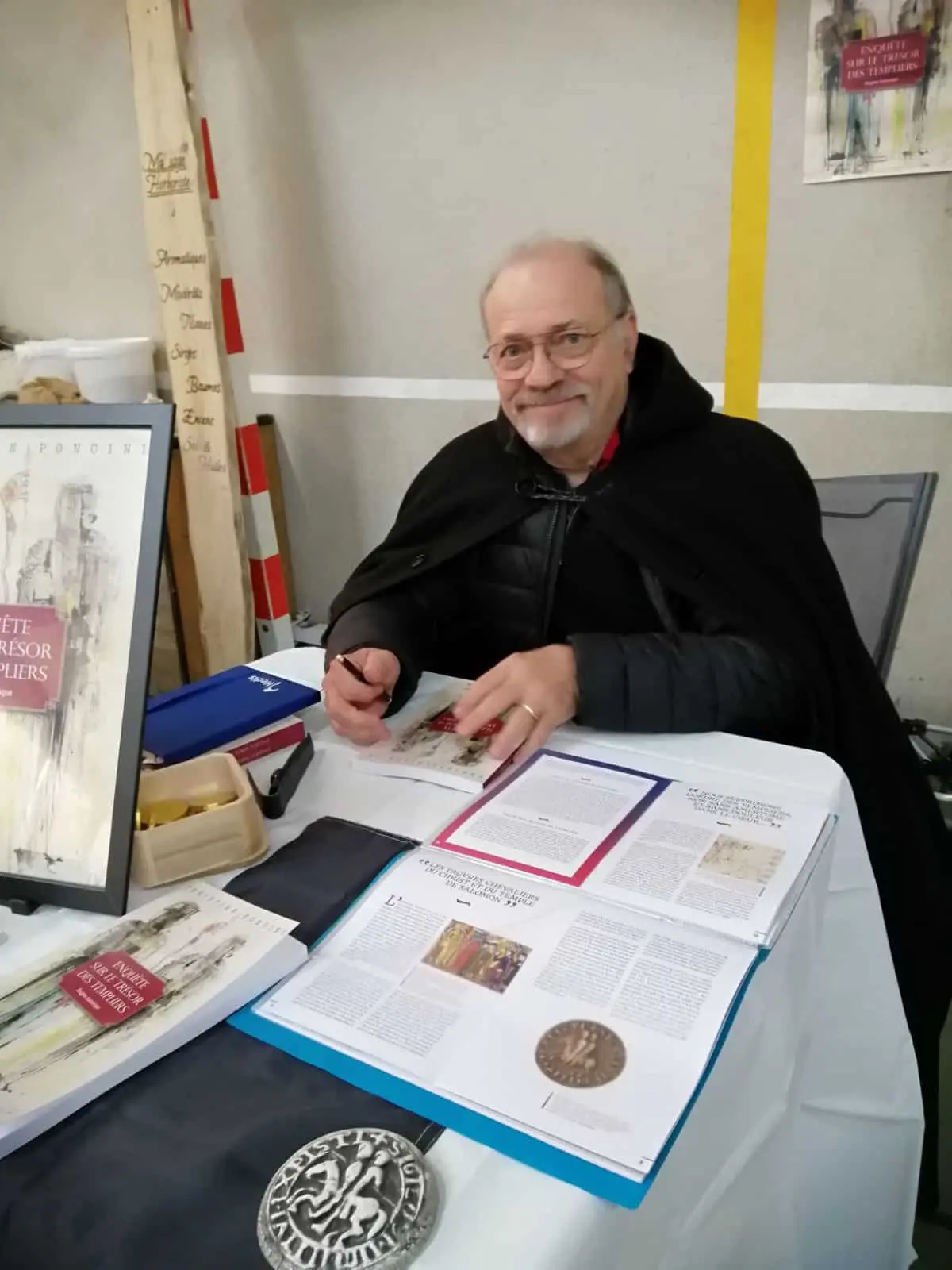 Ariège. L’auteur Ariégeois Christian Poncini part sur les traces « du trésor des templiers »