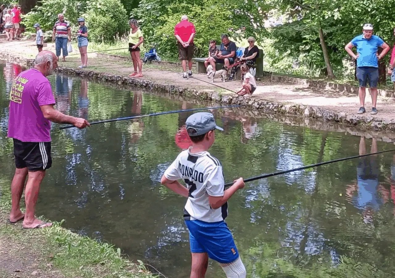 Parc du Teich à Ax-les-Thermes : une initiation à la pêche pour les enfants