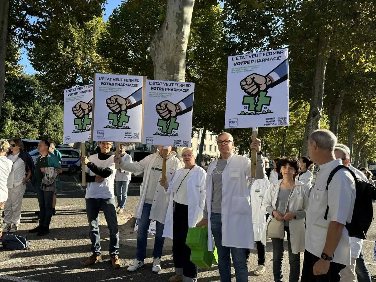 Pharmaciens, citoyens : en Ariège, quelques mobilisations ont eu lieu dès ce matin