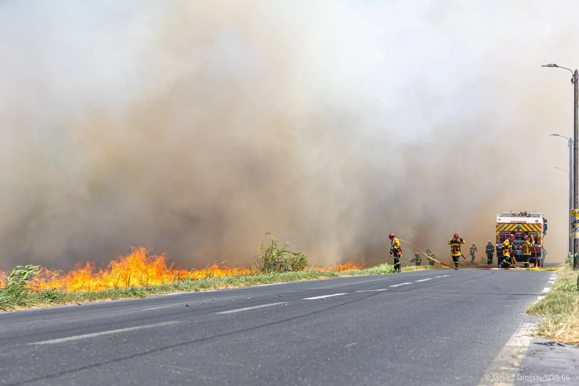 Varilhes : après un incendie de 25 hectares, les pompiers maintiennent une surveillance renforcée